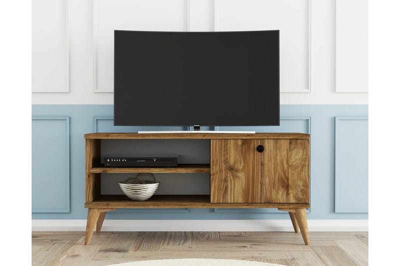 Reyne Tv-bänk 90 cm - Valnöt - Möbler - Tv möbel & mediamöbel - TV bänk & mediabänk