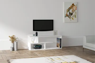 Rinorea Tv-bänk 100x40 cm - Vit - Möbler - Tv möbel & mediamöbel - TV bänk & mediabänk