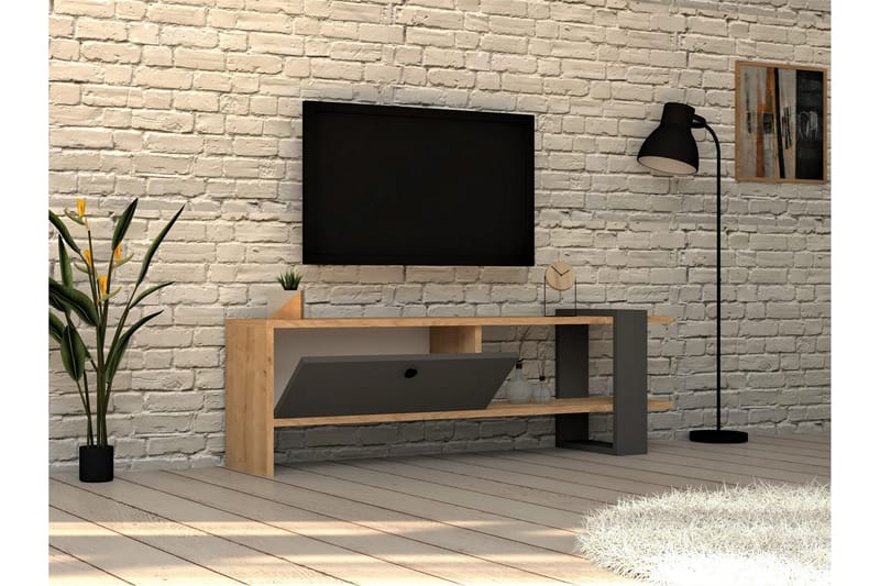 Rinorea Tv-bänk 120x36,8 cm - Antracit - Möbler - Tv möbel & mediamöbel - TV bänk & mediabänk