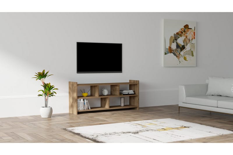 Rinorea Tv-bänk 120x55 cm - Brun - TV bänk & mediabänk