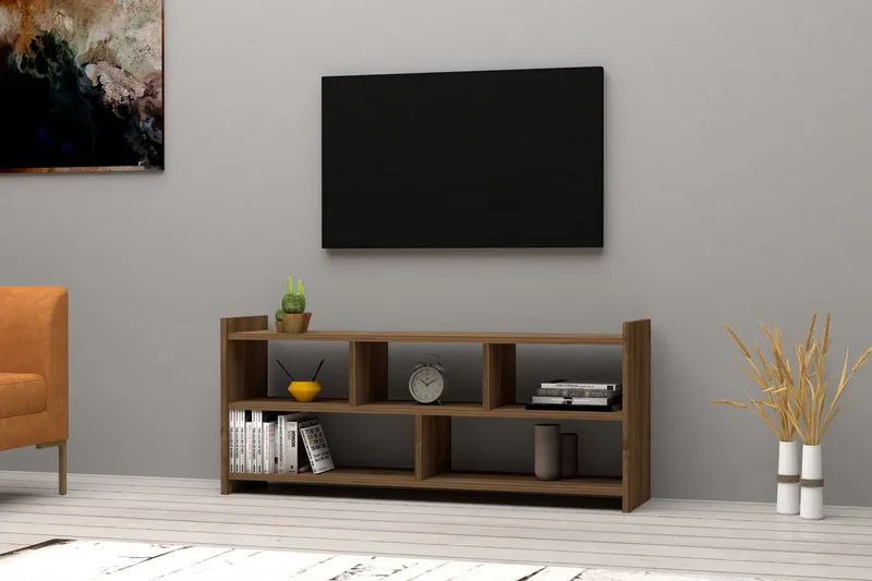 Rinorea Tv-bänk 120x55 cm - Brun - Möbler - Tv möbel & mediamöbel - TV bänk & mediabänk