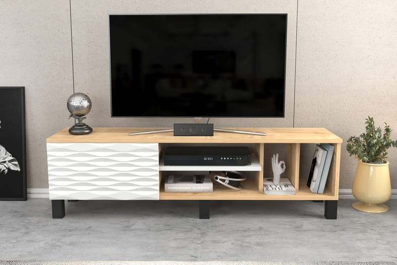 Rinorea Tv-bänk 140x40,3 cm - Blå - Möbler - Tv möbel & mediamöbel - TV bänk & mediabänk