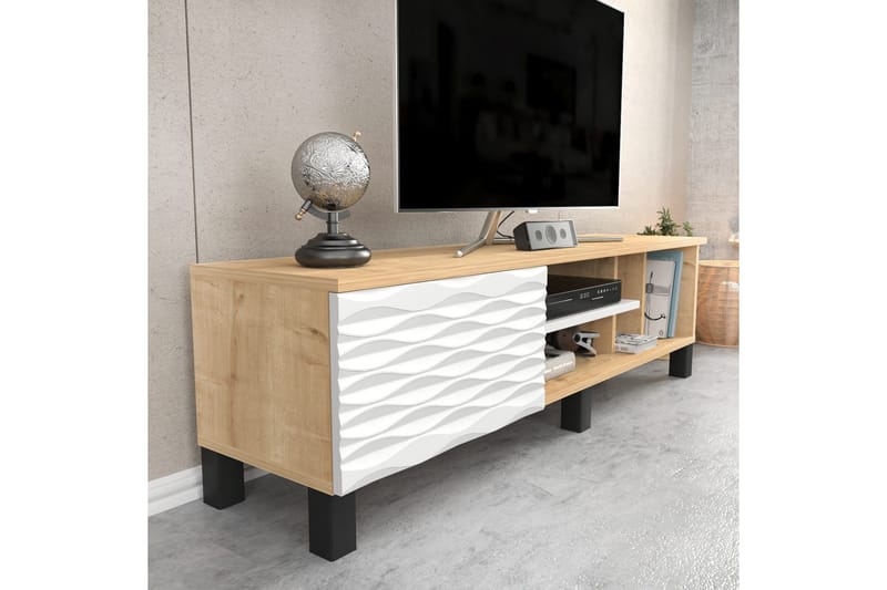 Rinorea Tv-bänk 140x40,3 cm - Blå - Möbler - Tv möbel & mediamöbel - TV bänk & mediabänk