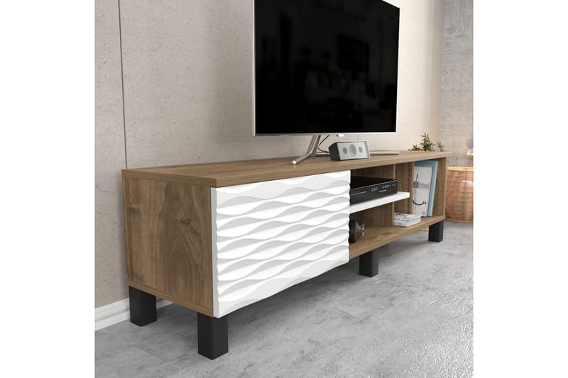 Rinorea Tv-bänk 140x40,3 cm - Brun - Möbler - Tv möbel & mediamöbel - TV bänk & mediabänk