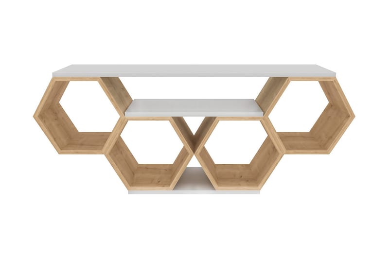 Rinorea Tv-bänk 140x55,5 cm - Vit - Möbler - Tv möbel & mediamöbel - TV bänk & mediabänk