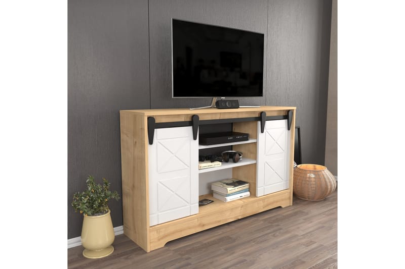Rinorea Tv-bänk 140x85 cm - Blå - Möbler - Tv möbel & mediamöbel - TV bänk & mediabänk