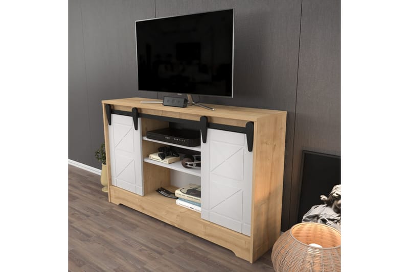 Rinorea Tv-bänk 140x85 cm - Blå - Möbler - Tv möbel & mediamöbel - TV bänk & mediabänk