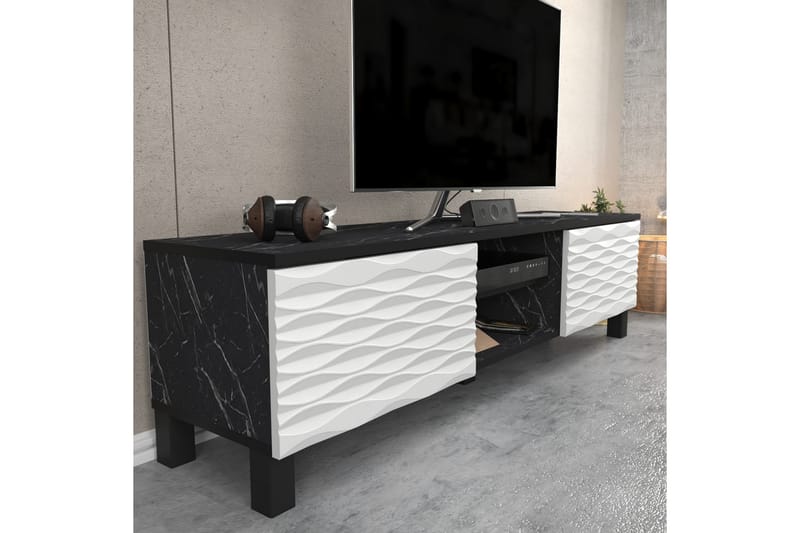 Rinorea Tv-bänk 150x40,3 cm - Svart - Möbler - Tv möbel & mediamöbel - TV bänk & mediabänk