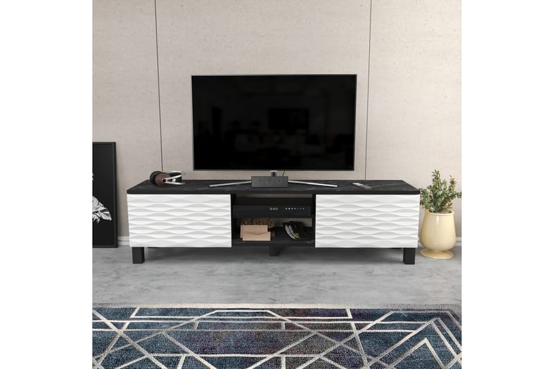 Rinorea Tv-bänk 150x40,3 cm - Svart - Möbler - Tv möbel & mediamöbel - TV bänk & mediabänk