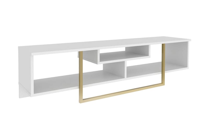 Rinorea Tv-bänk 150x40 cm - Vit - Möbler - Tv möbel & mediamöbel - TV bänk & mediabänk