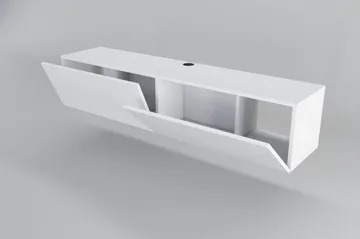 Rinorea Tv-bänk 159,7x34,1 cm - Vit - Möbler - Tv möbel & mediamöbel - TV bänk & mediabänk