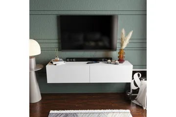 Rinorea Tv-bänk 159,7x34,1 cm - Vit - Möbler - Tv möbel & mediamöbel - TV bänk & mediabänk