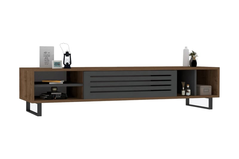 Rinorea Tv-bänk 160x35 cm - Brun - Möbler - Tv möbel & mediamöbel - TV bänk & mediabänk