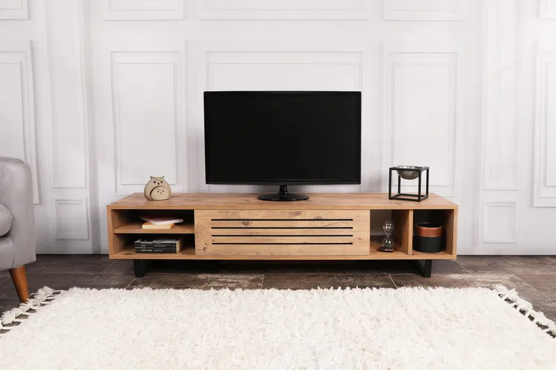 Rinorea Tv-bänk 160x35 cm - Grön - Möbler - Tv möbel & mediamöbel - TV bänk & mediabänk