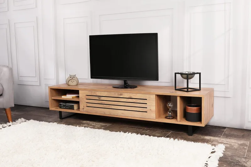 Rinorea Tv-bänk 160x35 cm - Grön - Möbler - Tv möbel & mediamöbel - TV bänk & mediabänk