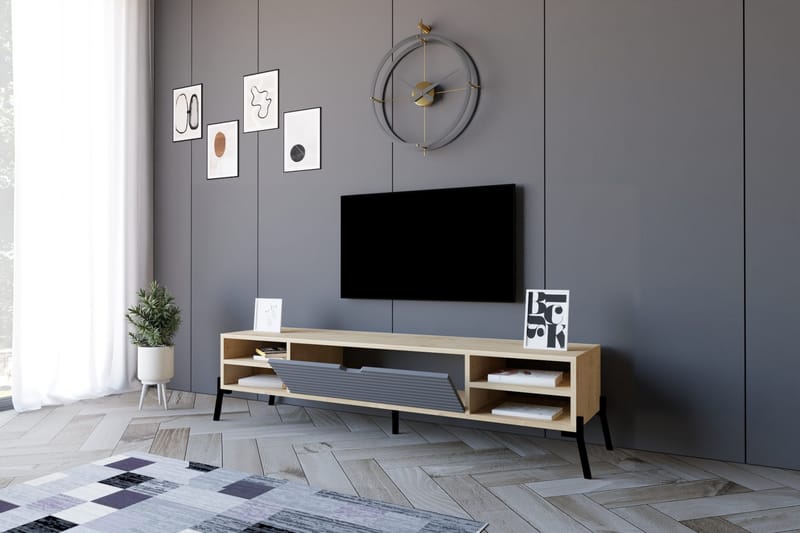 Rinorea Tv-bänk 160x36 cm - Blå - Möbler - Tv möbel & mediamöbel - TV bänk & mediabänk