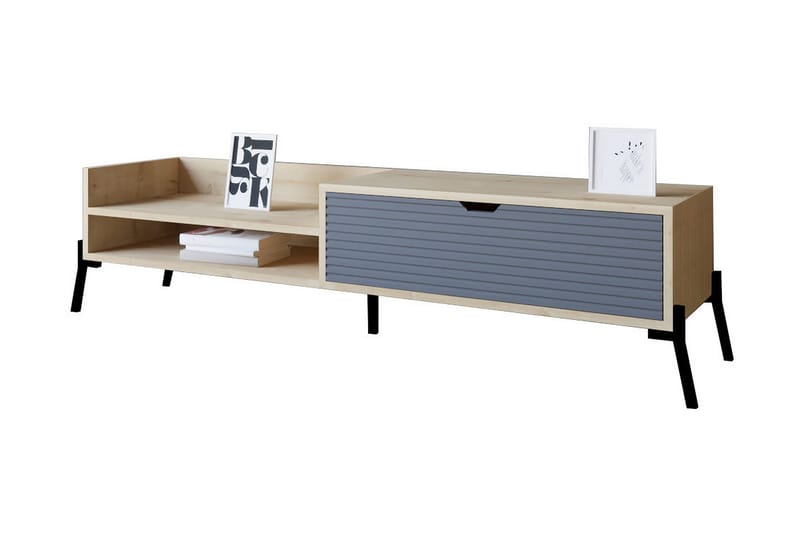 Rinorea Tv-bänk 160x36 cm - Blå - Möbler - Tv möbel & mediamöbel - TV bänk & mediabänk