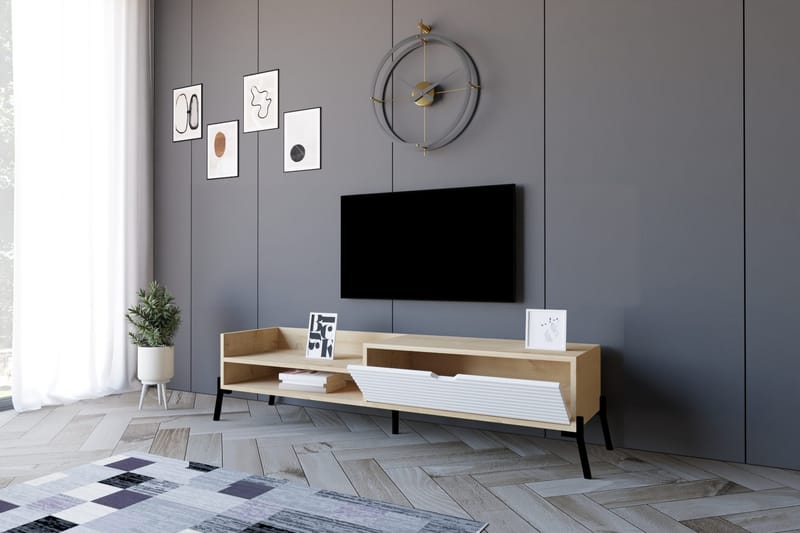 Rinorea Tv-bänk 160x36 cm - Blå - Möbler - Tv möbel & mediamöbel - TV bänk & mediabänk