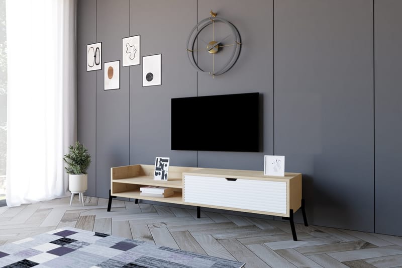 Rinorea Tv-bänk 160x36 cm - Blå - Möbler - Tv möbel & mediamöbel - TV bänk & mediabänk