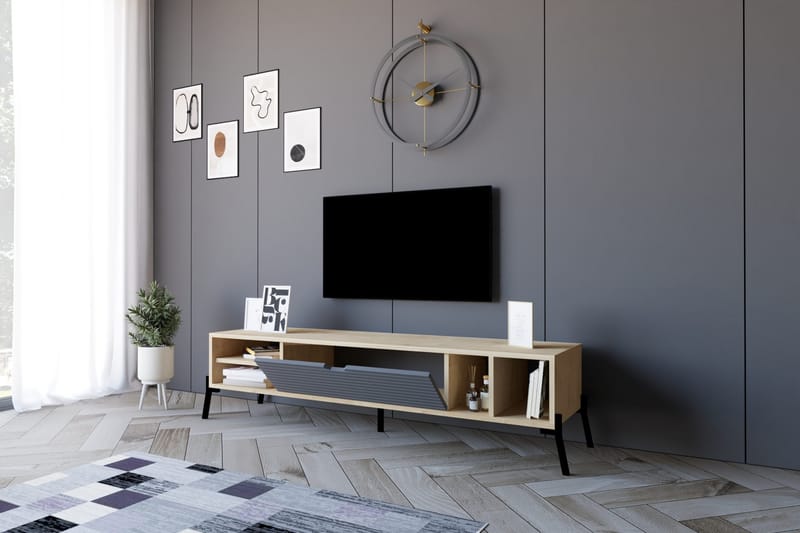 Rinorea Tv-bänk 160x36 cm - Blå - Möbler - Tv möbel & mediamöbel - TV bänk & mediabänk