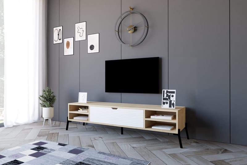 Rinorea Tv-bänk 160x36 cm - Blå - Möbler - Tv möbel & mediamöbel - TV bänk & mediabänk