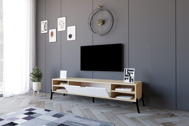 Rinorea Tv-bänk 160x36 cm - Blå - Möbler - Tv möbel & mediamöbel - TV bänk & mediabänk