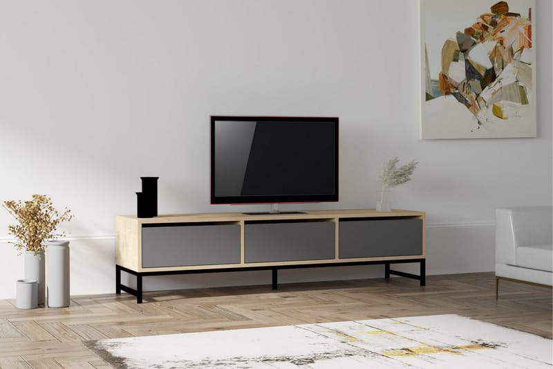 Rinorea Tv-bänk 160x40 cm - Blå - Möbler - Tv möbel & mediamöbel - TV bänk & mediabänk