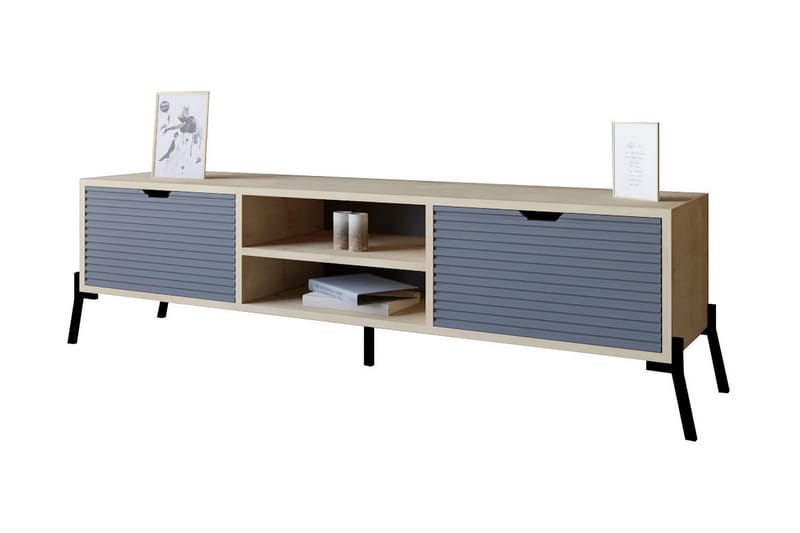 Rinorea Tv-bänk 160x41 cm - Blå - Möbler - Tv möbel & mediamöbel - TV bänk & mediabänk