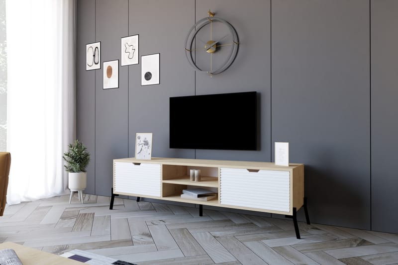 Rinorea Tv-bänk 160x41 cm - Blå - Möbler - Tv möbel & mediamöbel - TV bänk & mediabänk