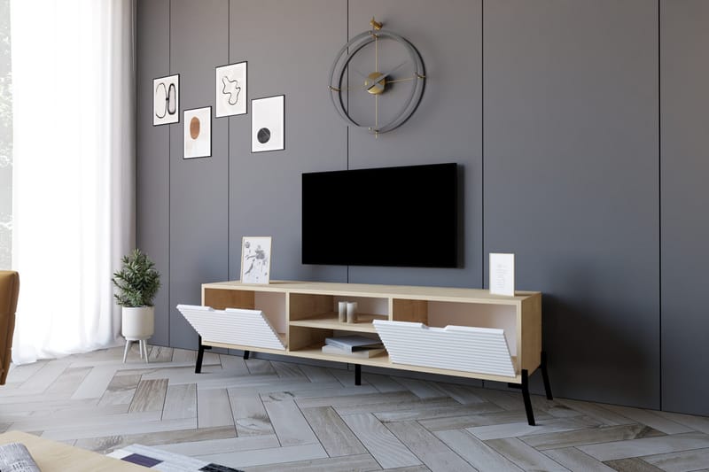 Rinorea Tv-bänk 160x41 cm - Blå - Möbler - Tv möbel & mediamöbel - TV bänk & mediabänk