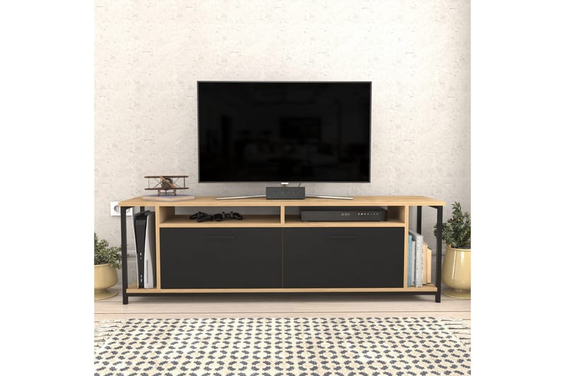 Rinorea Tv-bänk 160x50,8 cm - Brun - TV bänk & mediabänk