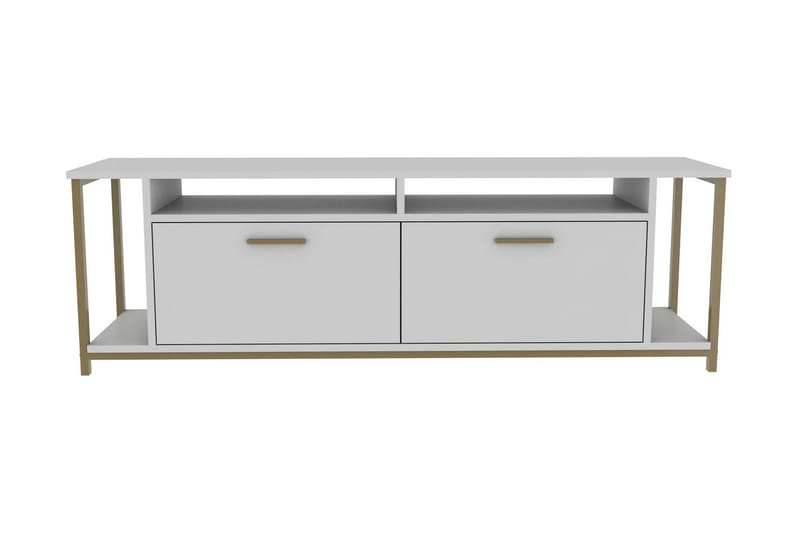 Rinorea Tv-bänk 160x50,8 cm - Vit - Möbler - Tv möbel & mediamöbel - TV bänk & mediabänk