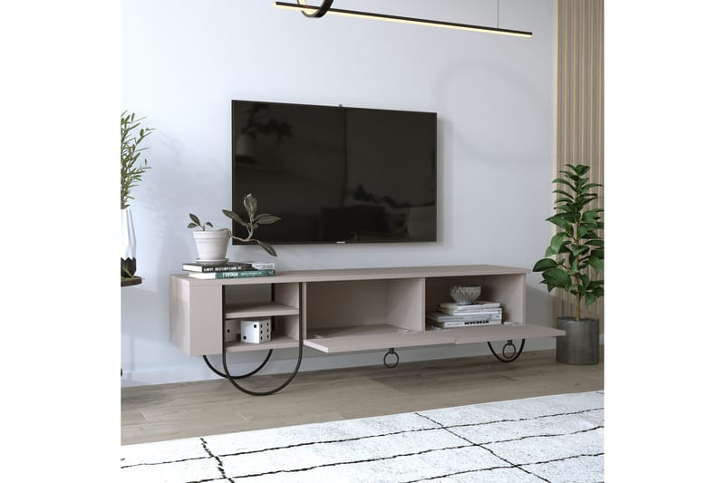 Riskalen TV-bänk 150 cm - Grå - Möbler - Tv möbel & mediamöbel - TV bänk & mediabänk