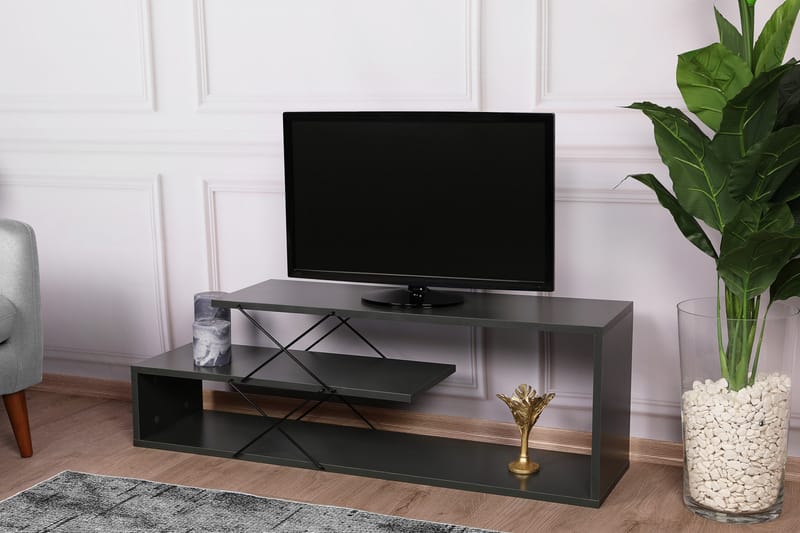 Riyana Tv-bänk 120 cm - Antracit - Möbler - Tv möbel & mediamöbel - TV bänk & mediabänk