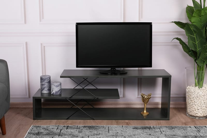 Riyana Tv-bänk 120 cm - Antracit - Möbler - Tv möbel & mediamöbel - TV bänk & mediabänk