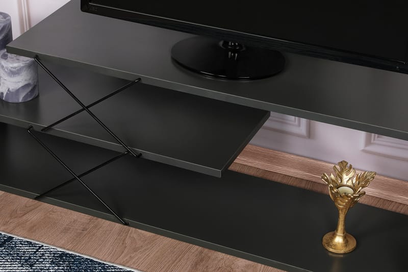 Riyana Tv-bänk 120 cm - Antracit - Möbler - Tv möbel & mediamöbel - TV bänk & mediabänk