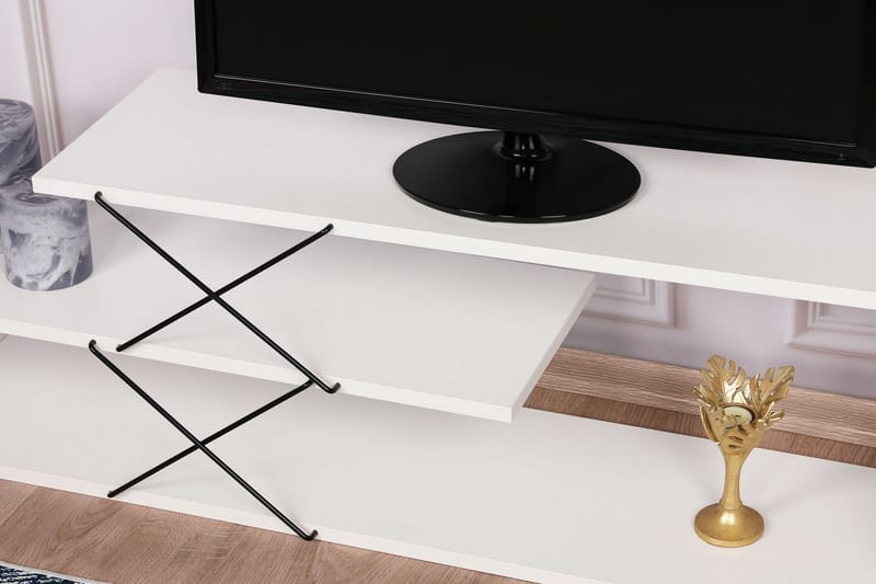 Riyana Tv-bänk 120 cm - Vit - Möbler - Tv möbel & mediamöbel - TV bänk & mediabänk