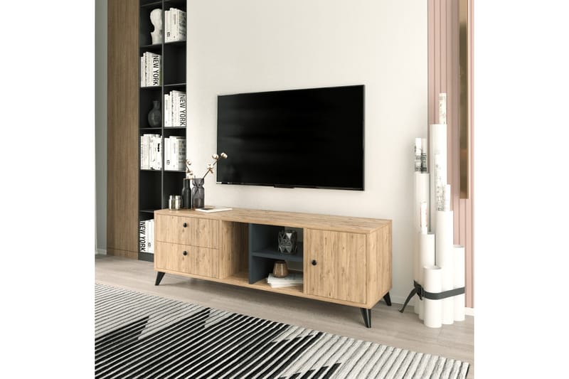 Ruelle Tv-bänk 150 cm - Natur - Möbler - Tv möbel & mediamöbel - TV bänk & mediabänk