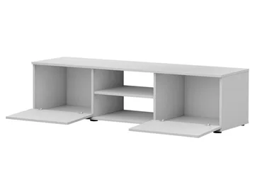 Ruskelsby TV-bänk 140 cm - Ek/Svart - Möbler - Tv möbel & mediamöbel - TV bänk & mediabänk