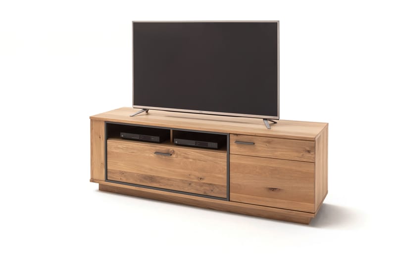 Rusley TV-Bänk 180 cm - Ek/Antracit - Möbler - Tv möbel & mediamöbel - TV bänk & mediabänk
