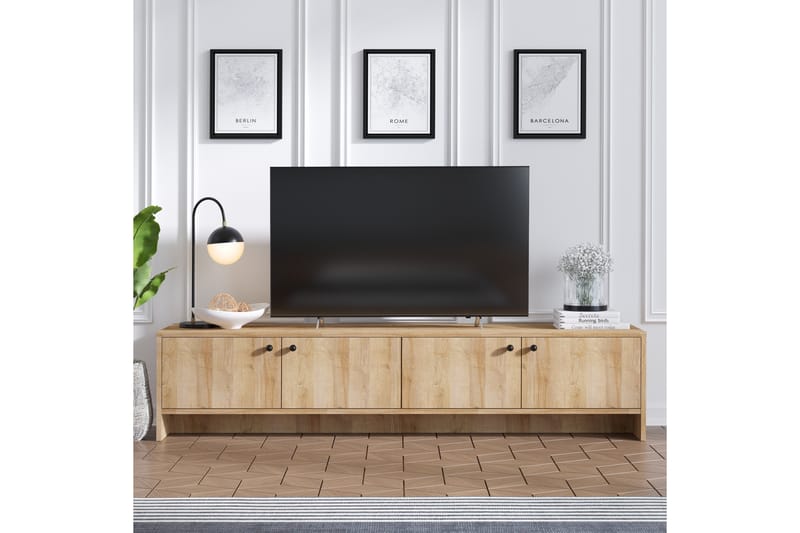 Saddaro Tv-bänk 180 cm - Natur - Möbler - Tv möbel & mediamöbel - TV bänk & mediabänk