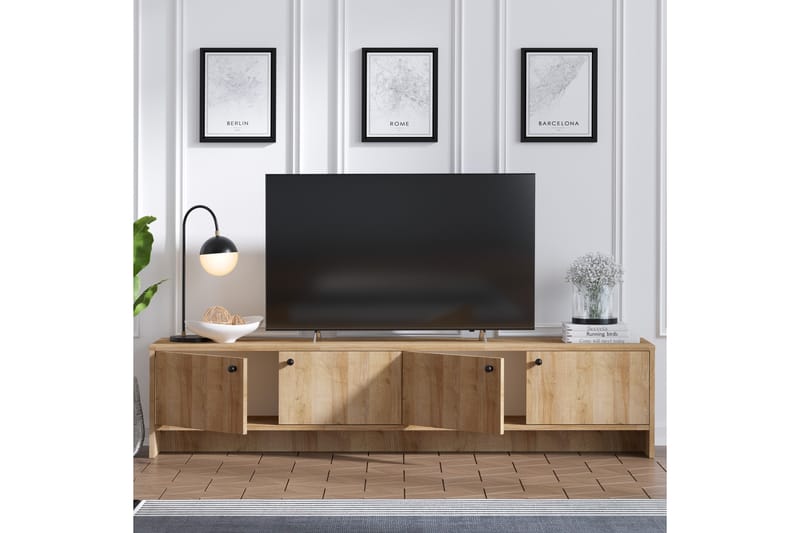 Saddaro Tv-bänk 180 cm - Natur - Möbler - Tv möbel & mediamöbel - TV bänk & mediabänk