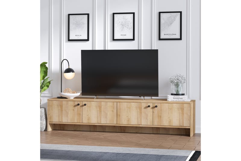 Saddaro Tv-bänk 180 cm - Natur - Möbler - Tv möbel & mediamöbel - TV bänk & mediabänk