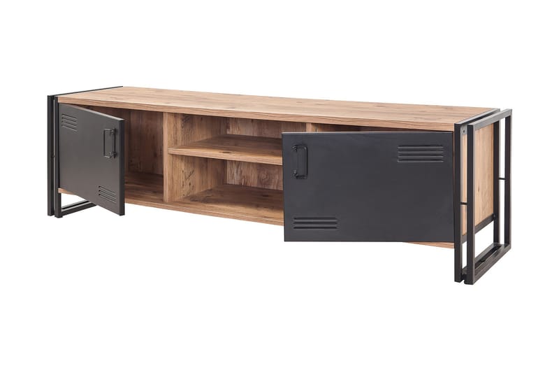 Sapphira Tv-bänk 180 cm - Trä/Svart - Möbler - Tv möbel & mediamöbel - TV bänk & mediabänk