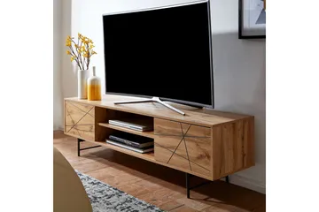 Seddik Tv-bänk 45x160 cm Rektangulär - Brun - Möbler - Tv möbel & mediamöbel - TV bänk & mediabänk