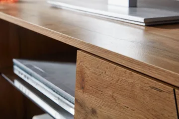 Seddik Tv-bänk 50x160 cm Rektangulär - Brun - Möbler - Tv möbel & mediamöbel - TV bänk & mediabänk