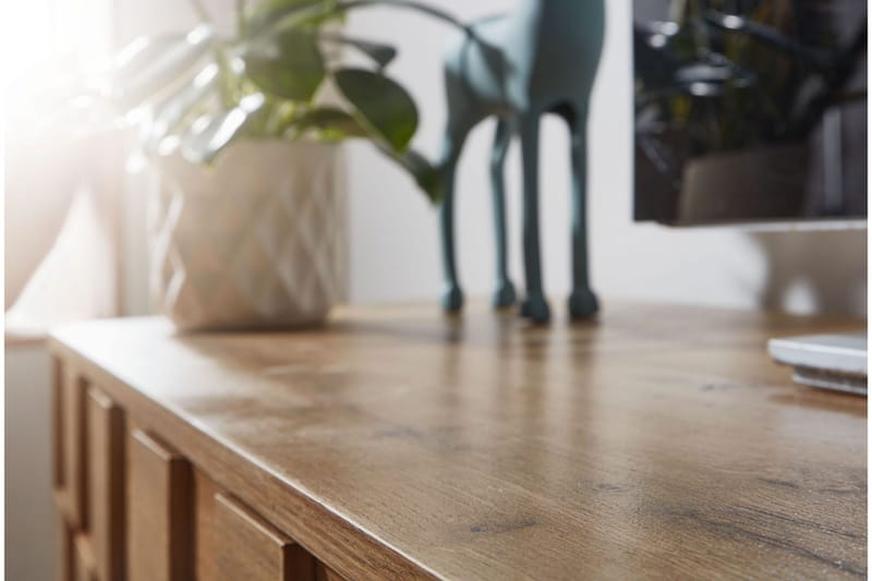 Seddik Tv-bänk 51x160 cm Rektangulär - Brun - Möbler - Tv möbel & mediamöbel - TV bänk & mediabänk