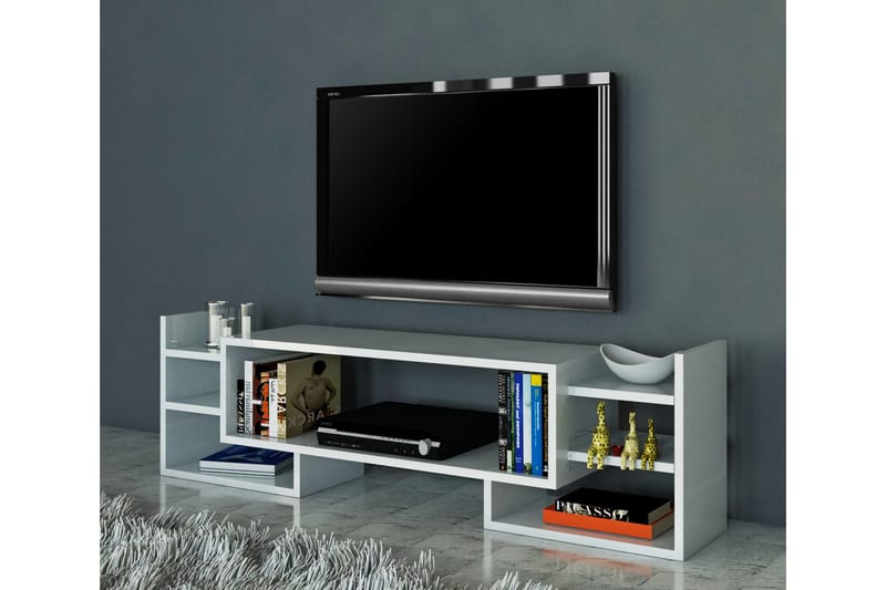 Semoure Tv-bänk 90 cm - Vit - Möbler - Tv möbel & mediamöbel - TV bänk & mediabänk