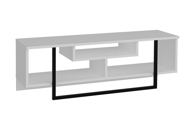 Sholly TV-Bänk 119 cm - Vit|Svart - Möbler - Tv möbel & mediamöbel - TV bänk & mediabänk