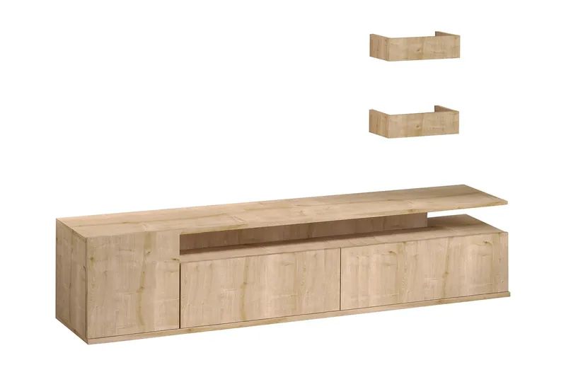 Sinox Tv-bänk 180 cm - Natur/Vit - Möbler - Tv möbel & mediamöbel - TV bänk & mediabänk